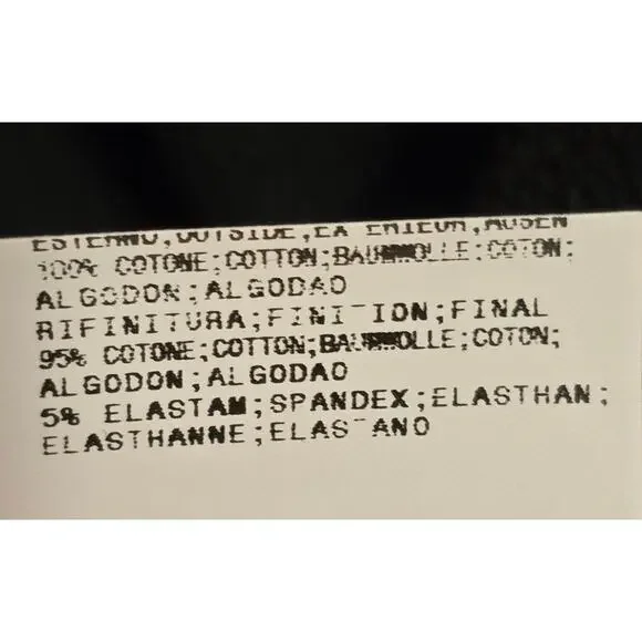 FIORUCCI ‘Love It’ Heart Cutout Back Black Cap Sleeve Sweatshirt Small - Picture 6 of 8